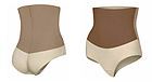 Shapewear panty cincher, waist and belly control, buttocks push-up